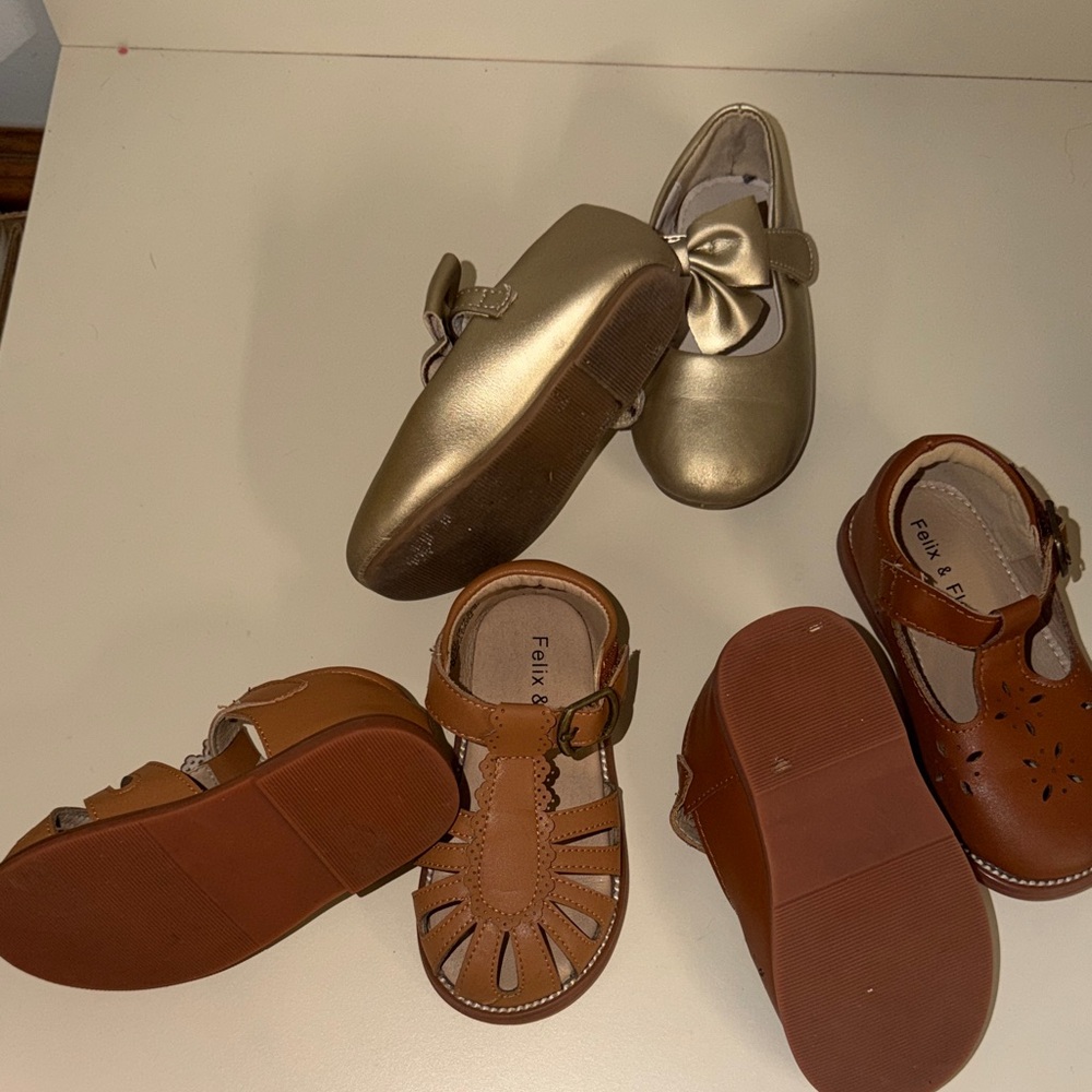 Brown Kids Dress Shoes & Brown sandals - Picture 2 of 2